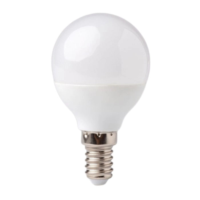 Lampadina LED sferica E14 7W 6500K 630lm Ecolight
