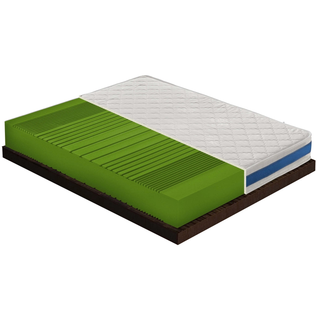 Materasso Piazza e Mezza 120x190 in Waterfoam - Ortopedico - reversibile - 11 zone di comfort  H3