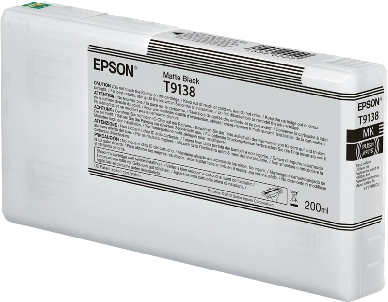 Epson T9138 cartuccia d'inchiostro 1 pz Originale Nero opaco