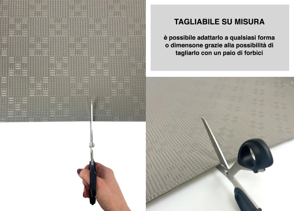 Tappeto Passatoia Cucina Antiscivolo Con Stampa Digitale Dis.Tundra 3582 - 50x280 - Tundra