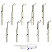 10 CONTATTI MAGNETICI DA INCASSO PER INFISSI NON FERROSI Securvera ST-415CPXSMPB