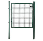 Kit completo cancello in rete per orto in acciaio zincato 106 x 6 x 150 cm con serratura 12_0001946