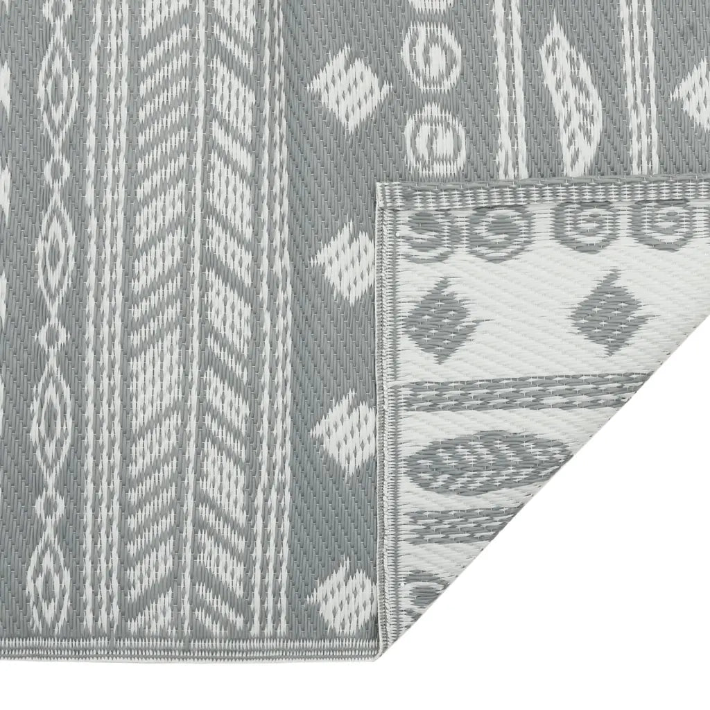 Tappeto da Esterni ARAKIL Grigio 80x250 cm in PP 316969