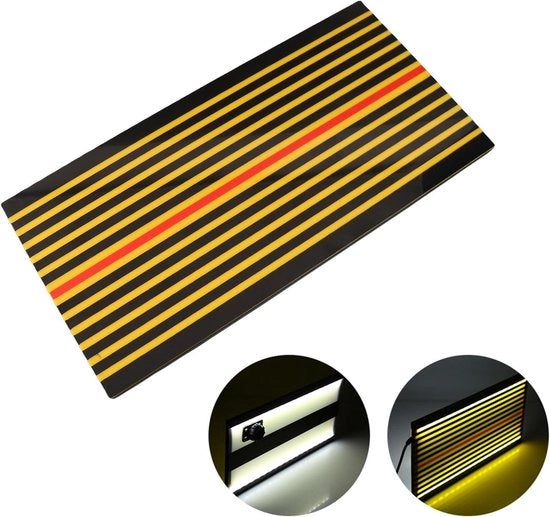 Pannello di Rilevamento Denti - Pdr - Luce - Riparazione Denti senza Fori - Illuminazione a Led - Riparazione Denti - Adatto a Tutti i Marchi - Nero – Lampada Pdr Linea - Riparazione Denti - Blu Modello