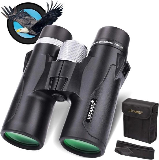 Binocolo compattibile 10x42 per adulti - HD, impermeabile, ideale per osservazione degli uccelli e l'osservazione delle stelle