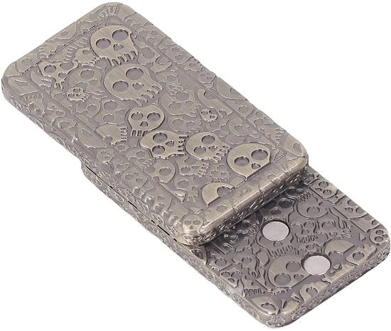 Giocattolo da Fidget a Design Portatile - Slider a Pulsante Metallico - Disegno a Tessuto di Schedella - Riduzione dello Stress - Adatto per ADHD - Dimensioni 5,5 x 3 x 1 cm - Giocattolo da Fidget
