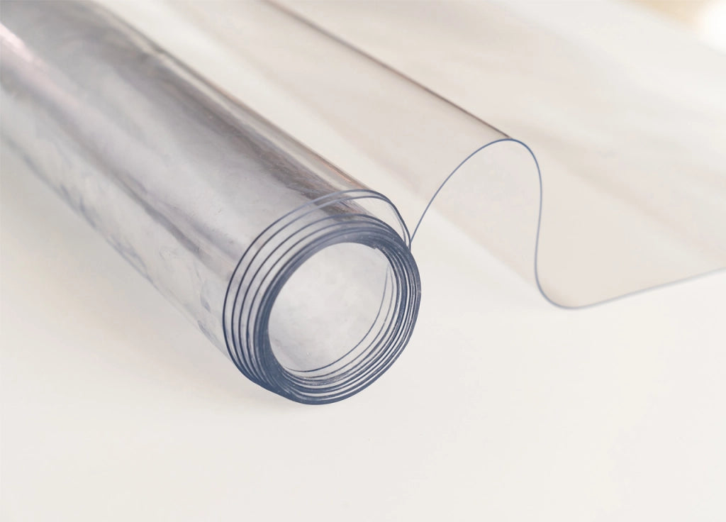 Tovaglia Antimacchia Plastificata PVC Trasparente Proteggi Tavolo - 140x220 - Trasparente