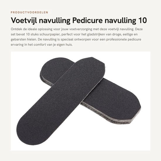 Strumenti per Pedicure Professionale - 10 Stuks Navicelle - Rimozione Calli - Cura della Pelle Morta - Materiale di Alta Qualità