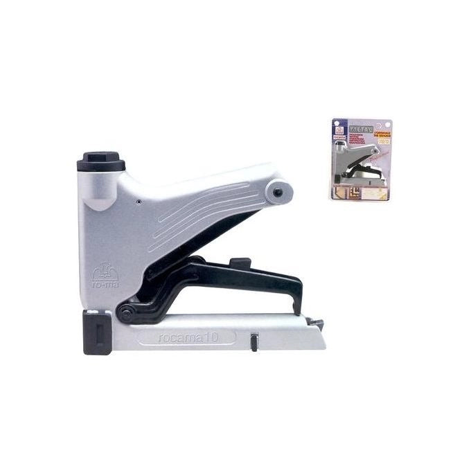 Rocama 10 S-A Puntatrice Meccanica Manuale Professionale Acciaio Nichelato Punti 105 108 110-13 colore Nero