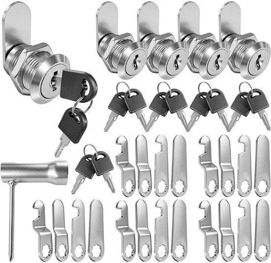 Cassettiera con chiusura - Slot per cassetti - Chiusura per cassetti - Slot per porta - Chiusura - Materiale resistente - Slot per porta con chiusura