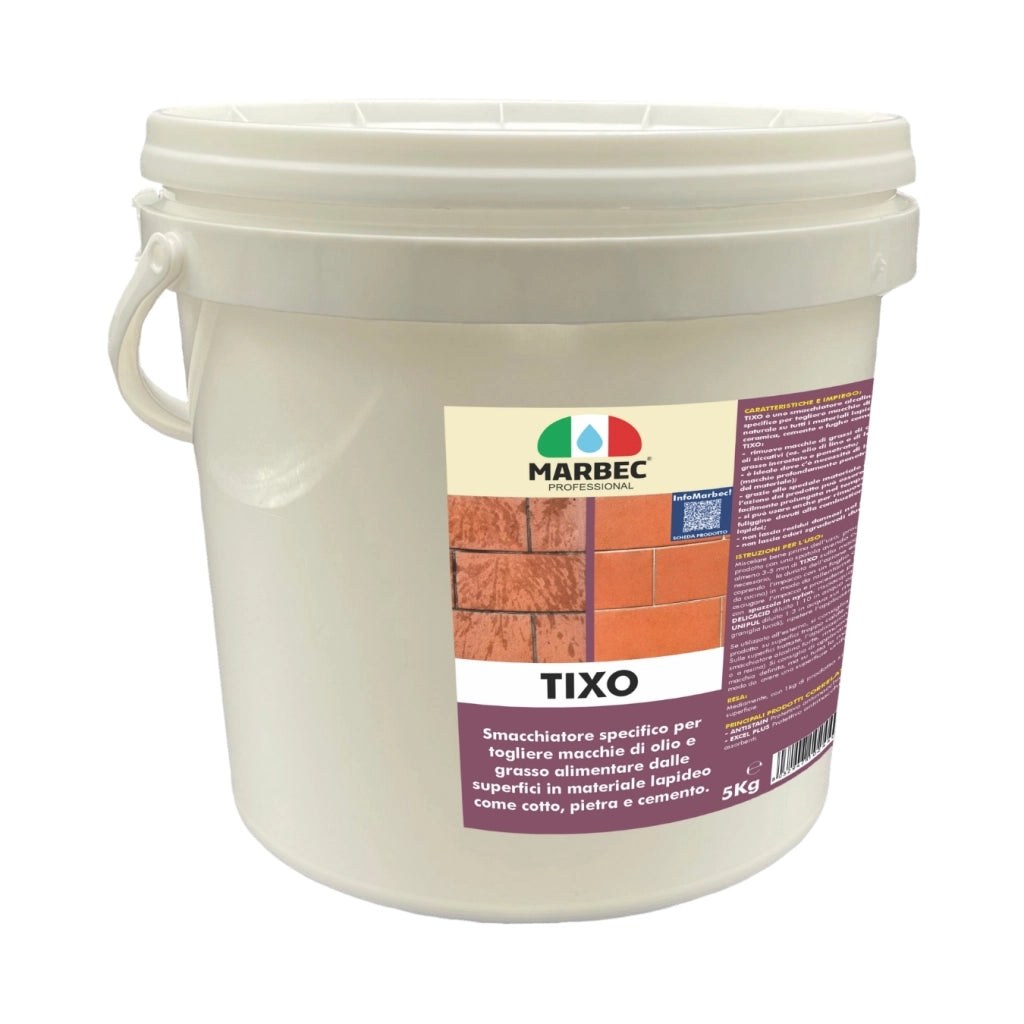 Come togliere le macchie di olio alimentare TIXO   5KG