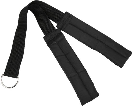 Tiro per tricipiti in nylon duraturo - Manubrio con cuscinetto - Allenamento a casa - Allenamento muscolare - Potenziamento della forza di presa - Materiale resistente all'usura - Cavo per fitness