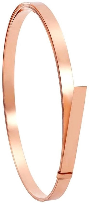 Folie di metallo - Rame - 0,2 x 10 mm - Tondino di rame - Strisce di metallo rameo - Riparazioni di case artigianali - Rame - 6 metri - Adatto per - Tondino di rame