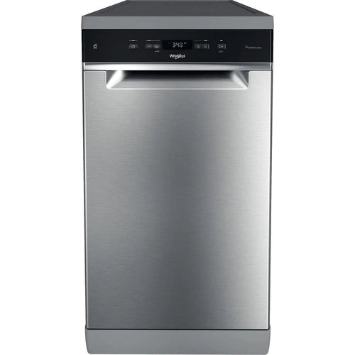Whirlpool Lavastoviglie FS 45 cm classe D, 11 coperti, Terzo cesto, 6° senso, PowerCleanPro, Inox