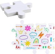 40 Pezzi Jumbo Puzzel Blanco - Crea le Tue Puzzel Artistiche