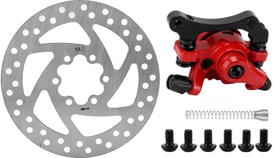 Set di clip per scooter elettrico - Materiale: lega di alluminio - Diametro: 140 mm - Soprattutto per scooter elettrici - Alta resistenza al trascinamento - Caratterizzato da alta resistenza meccanica - Ideale per scooter elettrici.