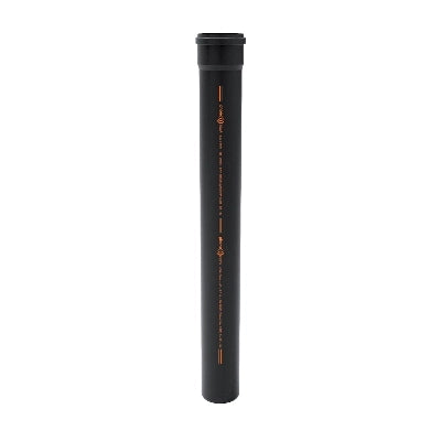 TUBO PHONO BLACK 1 BICCHIERE- Diam. 100 lungh. 2000- NICOL- pezzi 1