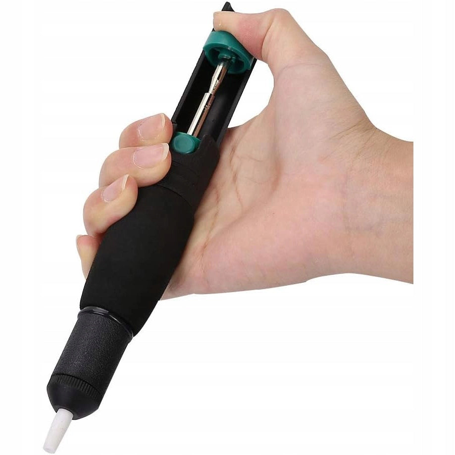 Pompa Dissaldante Manuale – Rimozione Precisa di Saldature | Lunghezza 208mm, Forza Aspirazione 35cm-Hg