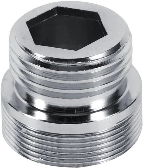 Adattatore per rubinetto di filtrazione accessori da cucina - Alluminio - M22 maschio - 1 pz - 22mm 24mm - G1 2 - Adatto per diametri da 24 mm a 15 mm