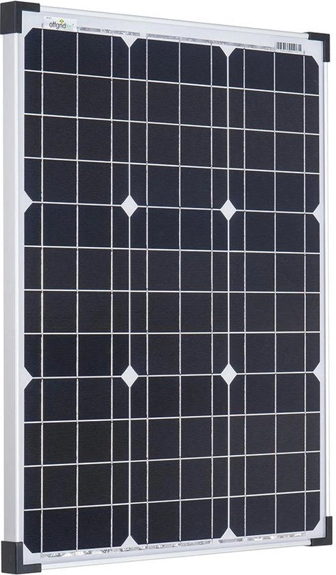 Pannello Solare 50W Monocristallino - Ideale per Batterie 12V