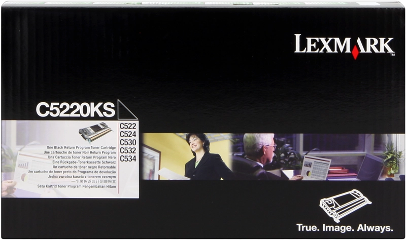 ORIGINAL Lexmark toner nero C5220KS C52x/53x ~4000 Seiten Restituzione- Cartuccia di toner