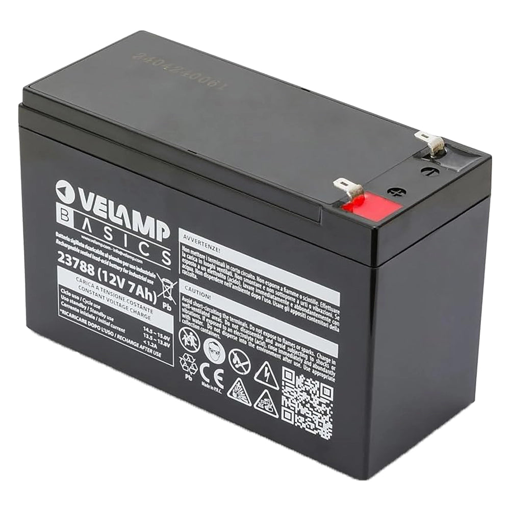 BATTERIA RICARICABILE mm.150 x 65 x h.100 - 7 Ah  - VELAMP