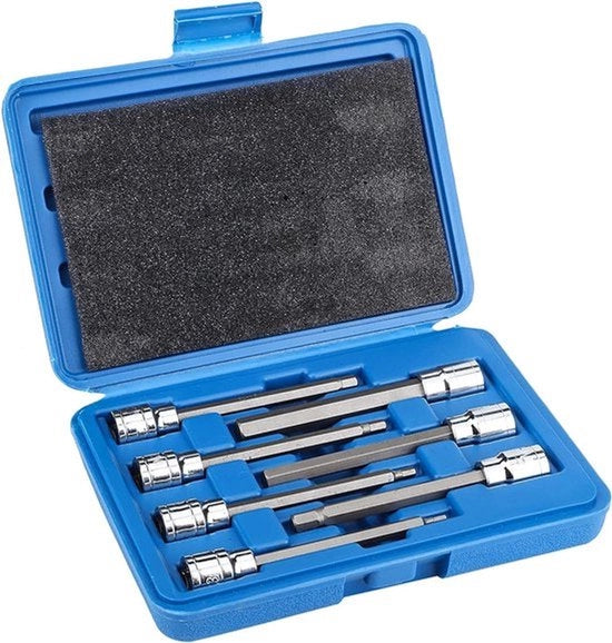 Chiodiera a 7 lame - Bit-doppia chiave a 7 lame - Set di chiavi a 7 lame - Lunghezza extra - 3/4/5/6/7/8/10 mm - Kit di riparazione
