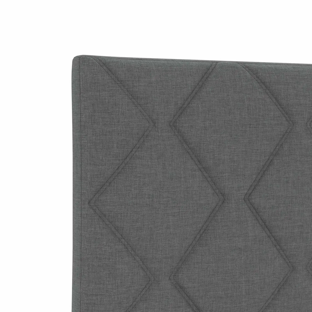 Letto Ottomano con Materasso e LED Grigio Scuro 160 x 200 cm 3457288