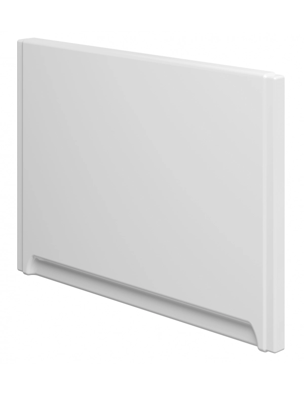 Grembiule vasca laterale universale 80x57 cm in acrilico bianco