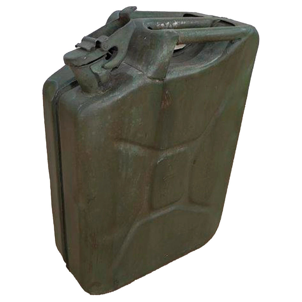 Bidone in metallo con finitura artigianale 33x14x46