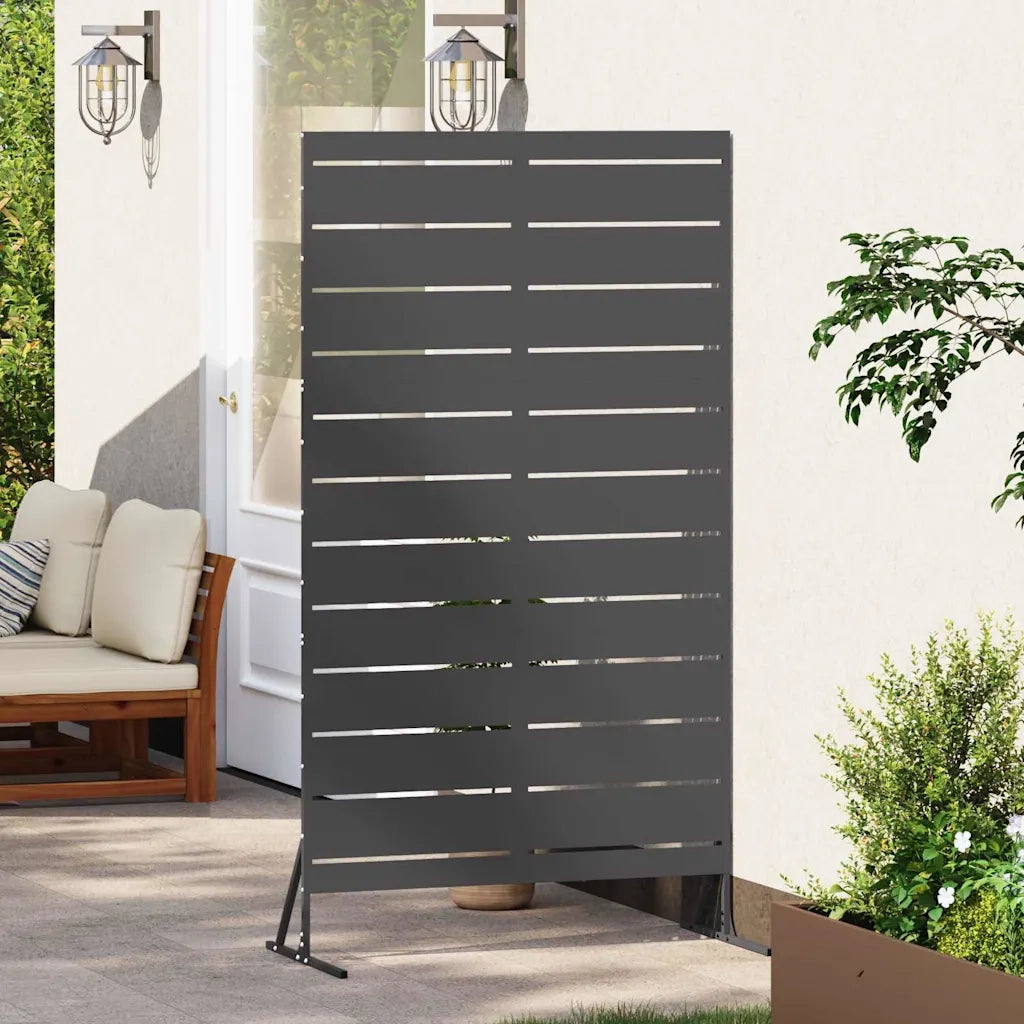Schermo per Privacy Nero 100 x 50 x 180 cm Acciaio 868563