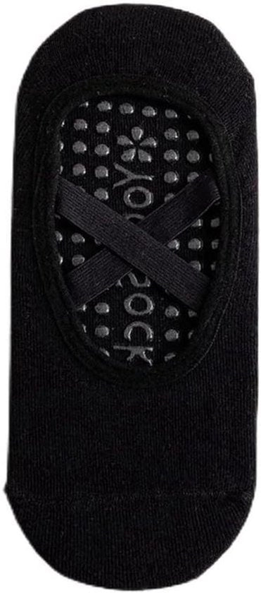 Sokke antiscivolo per donne - Calze sportive con cintura - Adatte per yoga, danza, fitness - Calze nere per yoga - 2 paia - Dimensione unica - Adatte per arti marziali, ginnastica, ballo, trampolino.