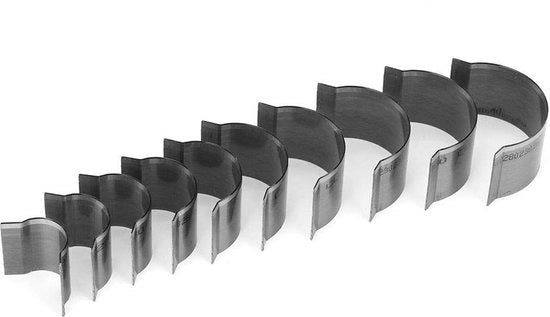 Set di Snidatrici a Lame per Angoli - 10 pezzi per Lavorazione Pelle - Strumenti Professionali per Artigianato - Accessori e Progetti - Ideale per...