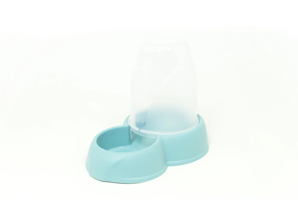 Dispenser Cibo/Acqua 1,6L Per Animali Modello 700084 Colore Azzurro