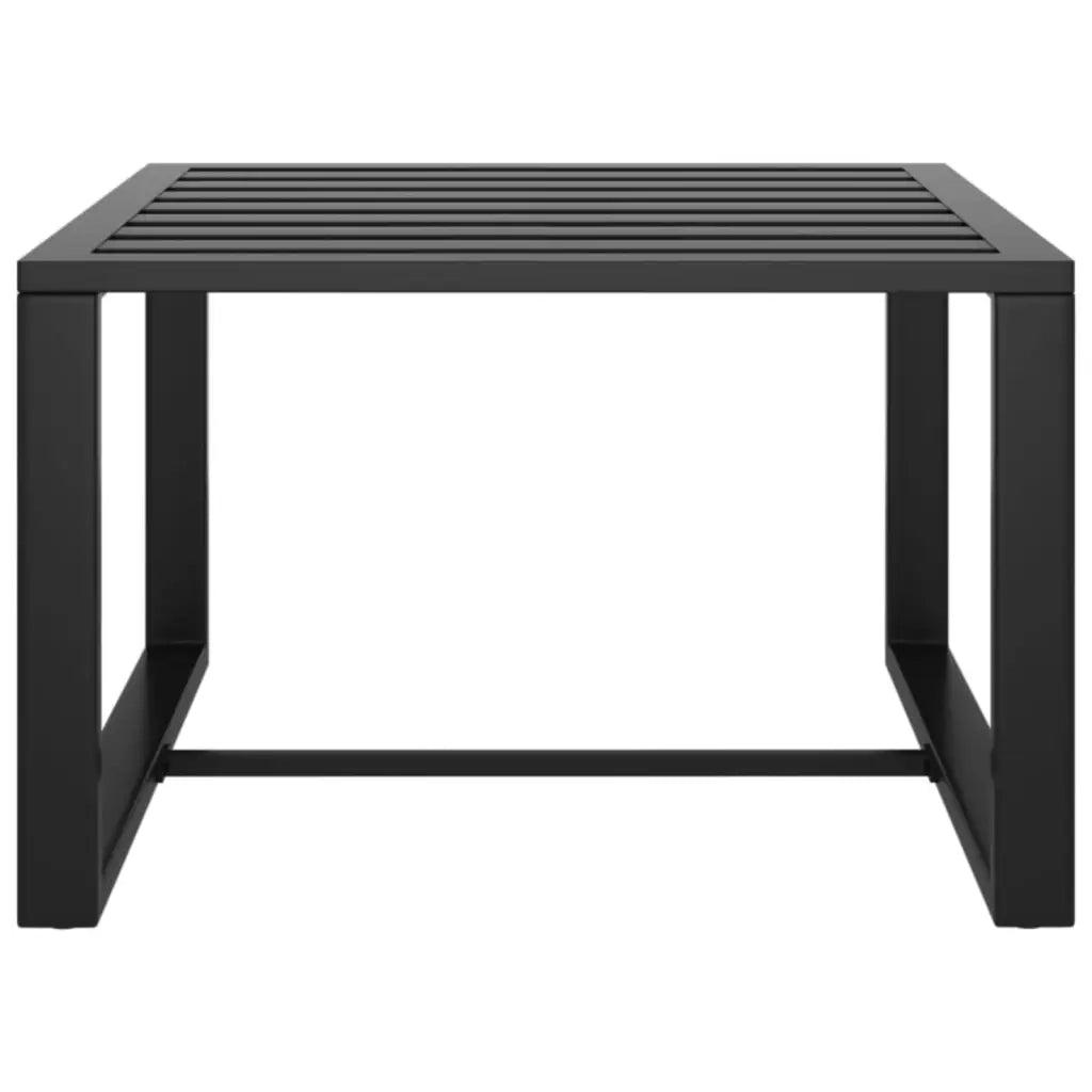 Set Divani da Giardino 5 pz con Cuscini in Alluminio Antracite