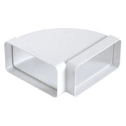 Curva orizzontale per tubo cappa FF in abs FIRST 150x70 mm