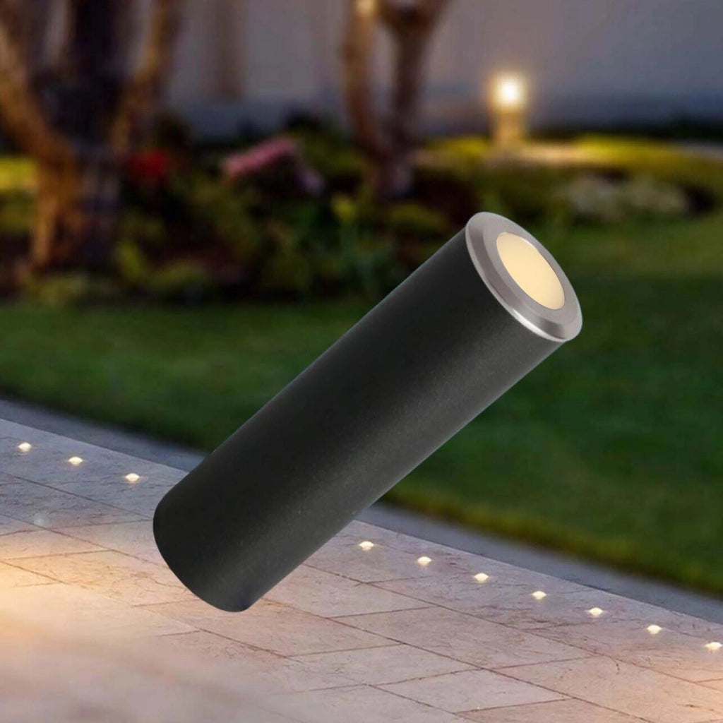 Mini faretto spot segnapassi LED IP67 calpestabile incasso tondo parete terra punto luce gradini scale percorsi pedonali 230V 3000K