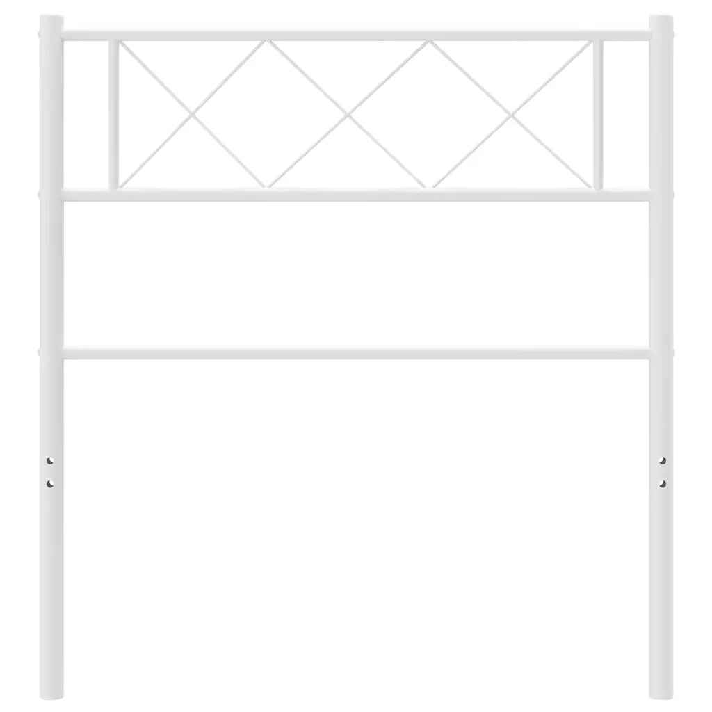 Testiera di Ricambio in Metallo Bianco 100 cm 372355
