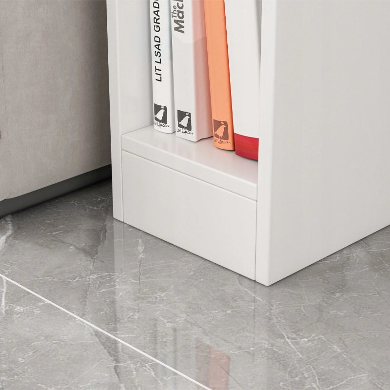 Comodino stretto con cassetto, tavolino con ripiano, moderno loft camera da letto 60 cm