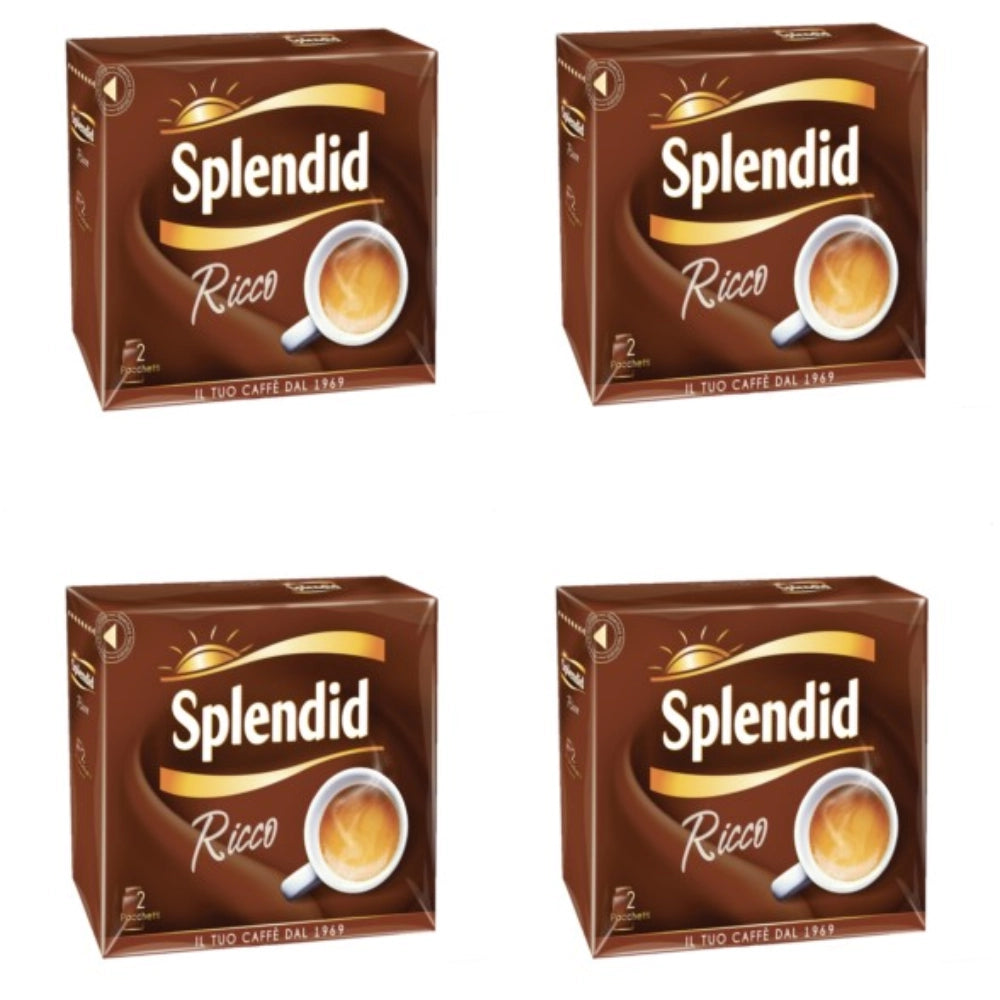 Splendid caffe ricco macinato 4 confezioni da 500 grammi
