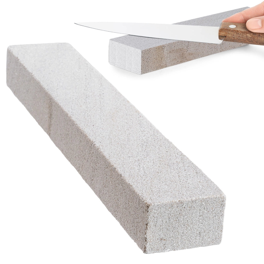 Pietra per affilare KADAX, rettangolare, 24,5x4 cm, per coltelli da cucina.