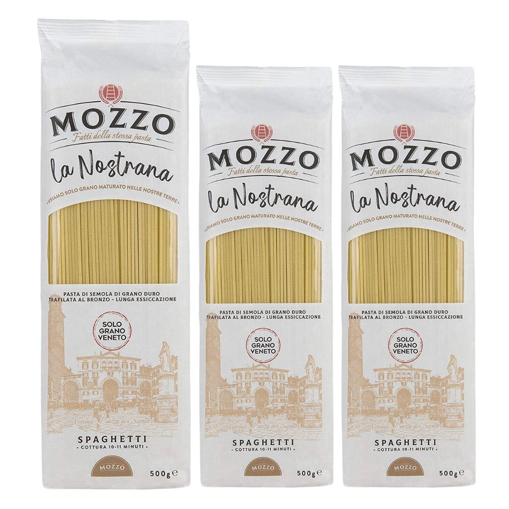 Mozzo la nostrana linguine pasta con grano veneto 3 confezioni da 500 grammi