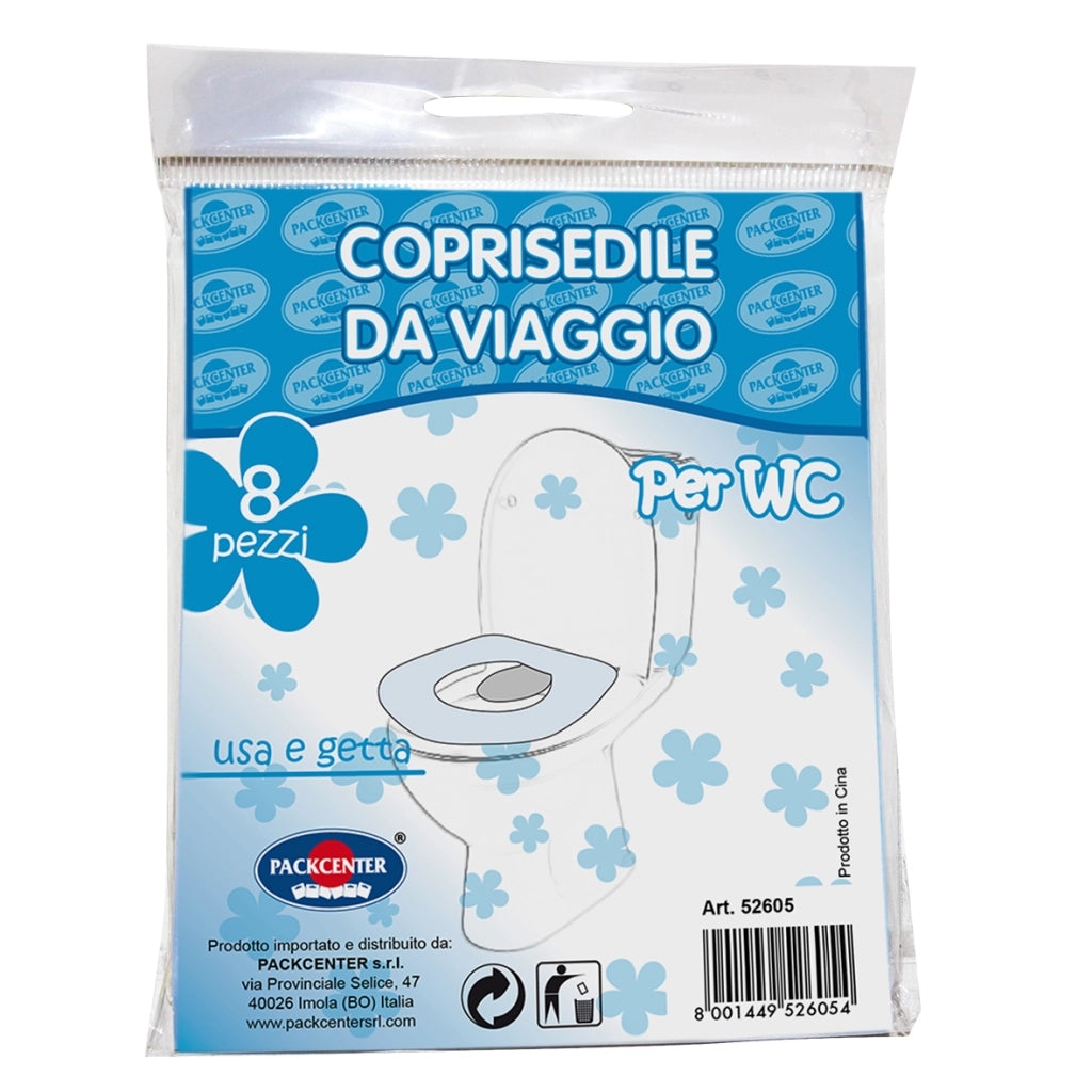 Set 8Pz Coprisedile Wc Usa E Getta
