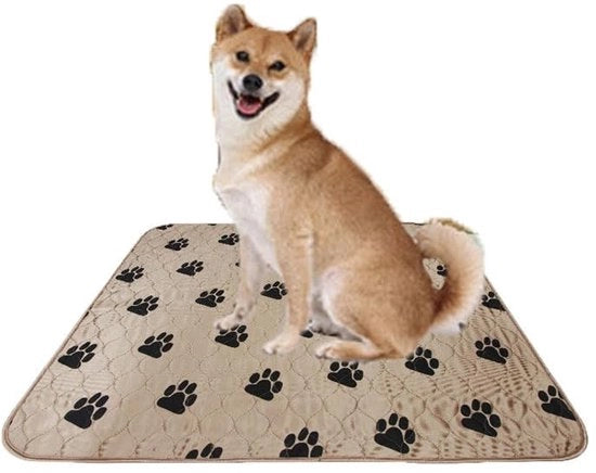 Pannelli di addestramento per cani - Mattonella di addestramento riutilizzabile - 69,8 x 79,8 cm - Assorbe l'acqua - Antiscivolo e impermeabile - Ideale per cuccioli e cani anziani
