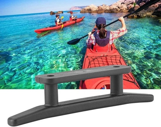 Accessorio per Kayak in Nylon - Placca per Pantofole Kayak - Accessorio per Kayak, Canoa e Barca - Placca per Pantofole da Sostituire - Set di 2 Ghiere - Materiale Nylon - Caratteristiche Robuste e Resistenti - Compatibilità con Sistemi di Kayak
