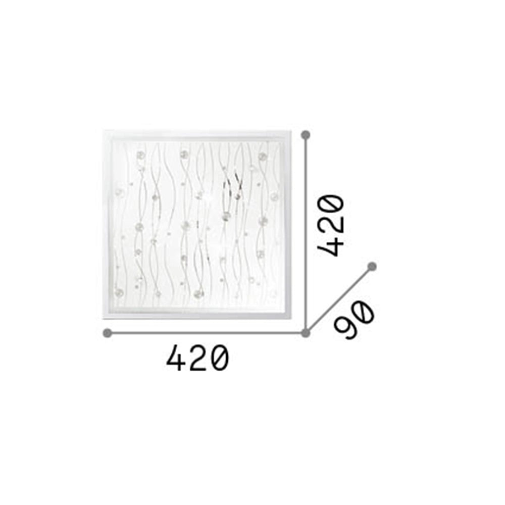 Plafoniera Moderna Ocean Metallo Multicolor 3 Luci E27