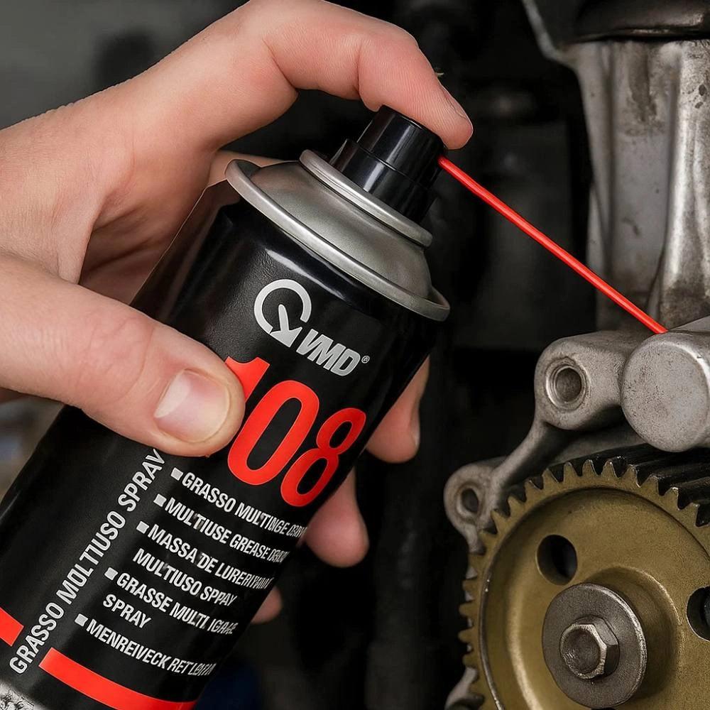 Vmd 108 grasso multiuso spray ml 400 per parti meccaniche e ingranaggi vari