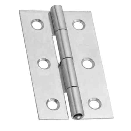 CERNIERA STRETTA PERNO FISSO 50x30 mm - 100 pezzi- CERNIERIFICIO VALTOCE