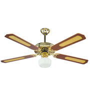 Ventilatore da Soffitto con Luce Gold Ø 130 cm