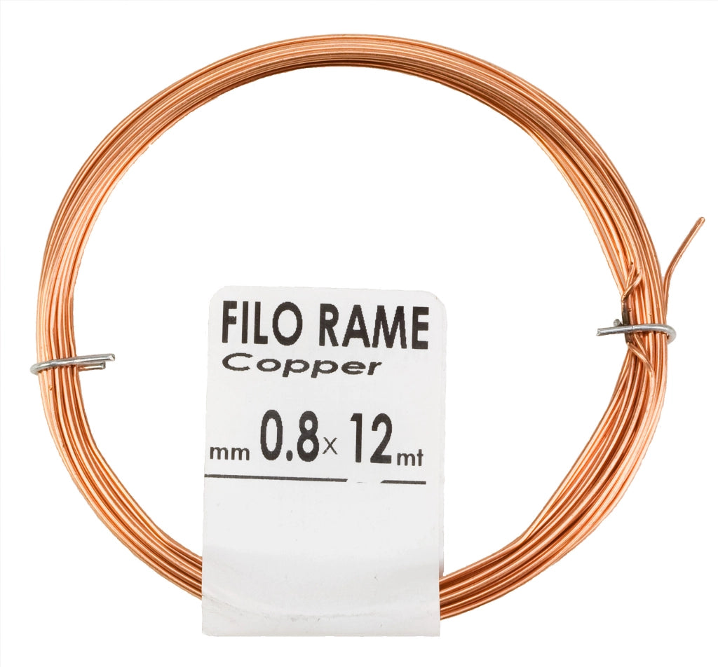 MATASSINA FILO RAME D 0,6 MM  20 M- FILOTECNICA- 20,0 pz